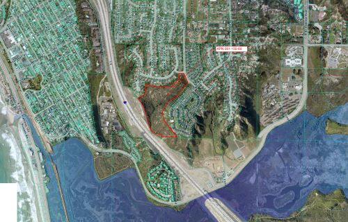 Lake Drive Stormdrain aerial image project Vicninity Map