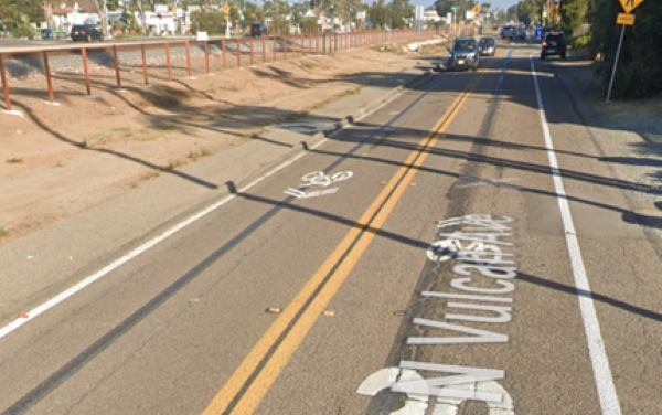 Photograph of project area along N. Vulcan Ave. before improvements